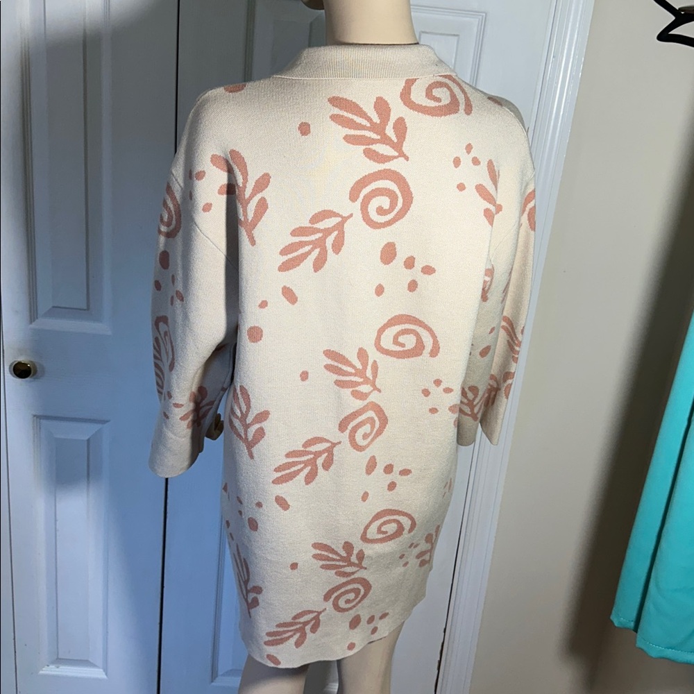 Millibon Patterned Long Cardigan Jacket - image 5